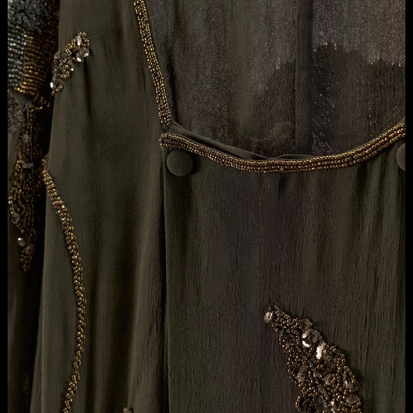 LIMITED EDITION JACQUARD EMBROIDERED DRESS WITH BEADING - Picture 7 of 11